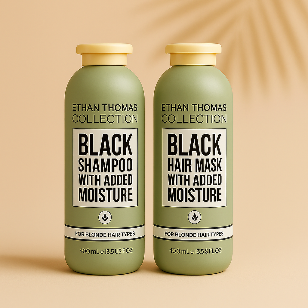 Ethan Thomas Black shampoo & mask duo