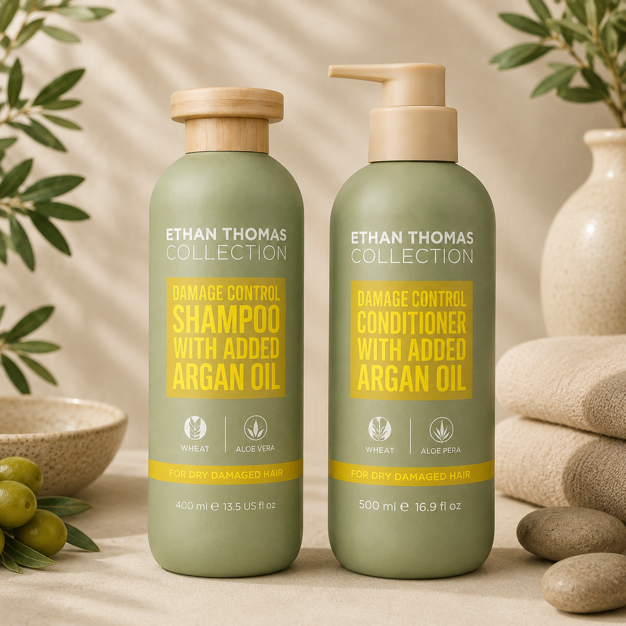 Ethan Thomas Damage control shampoo & conditioner duo