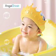 Crown baby shower cap